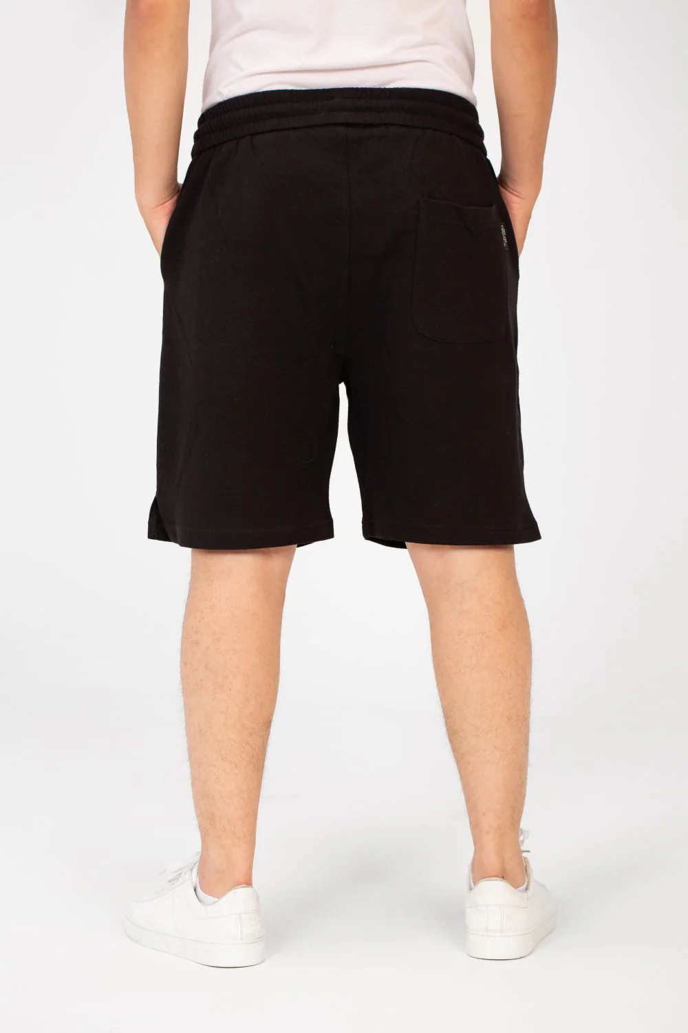 Men's Tomato Melton Short With Elastic Waistband And Pockets - Image 2