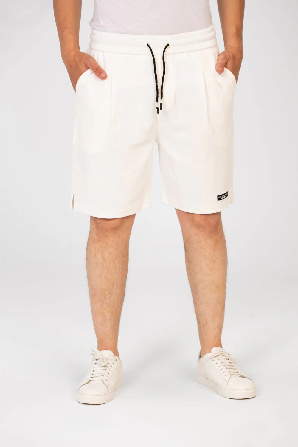 Men's Tomato Melton Short With Elastic Waistband And Pockets - Image 21