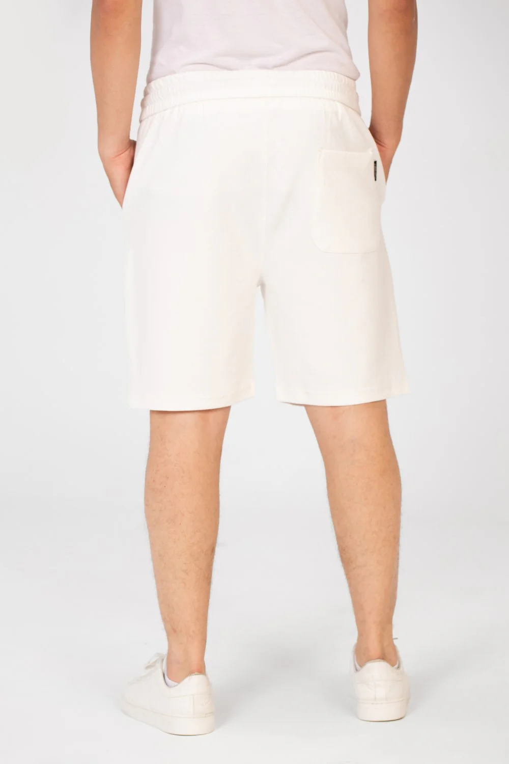 Men's Tomato Melton Short With Elastic Waistband And Pockets - Image 22