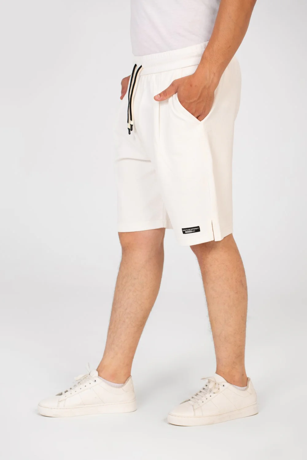 Men's Tomato Melton Short With Elastic Waistband And Pockets - Image 24