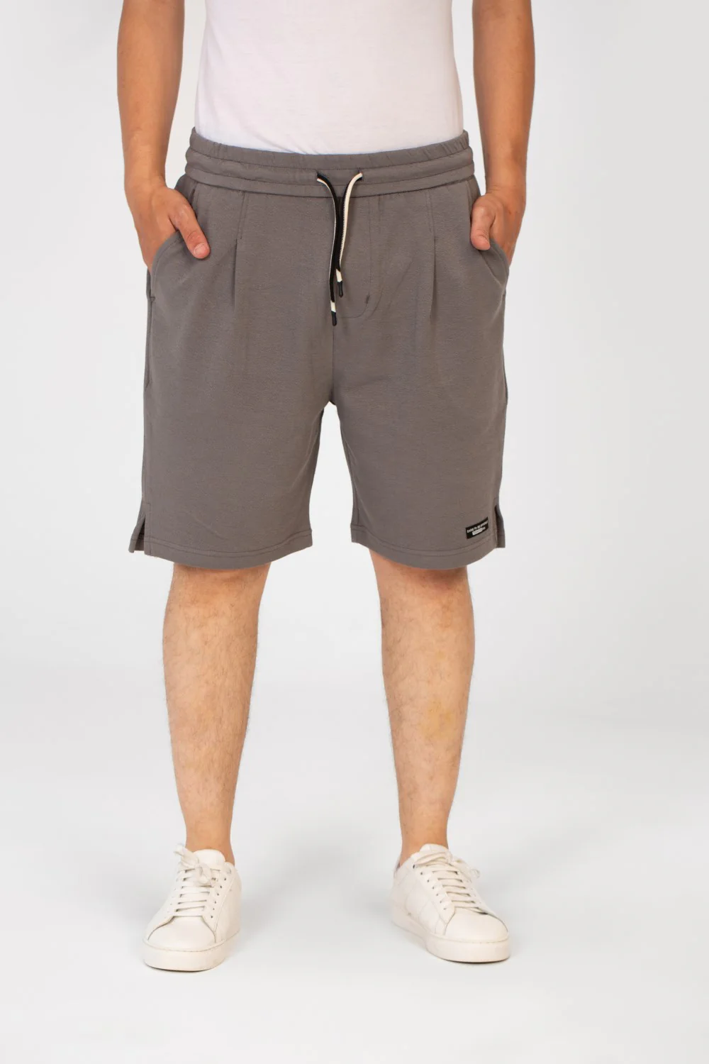 Men's Tomato Melton Short With Elastic Waistband And Pockets - Image 5