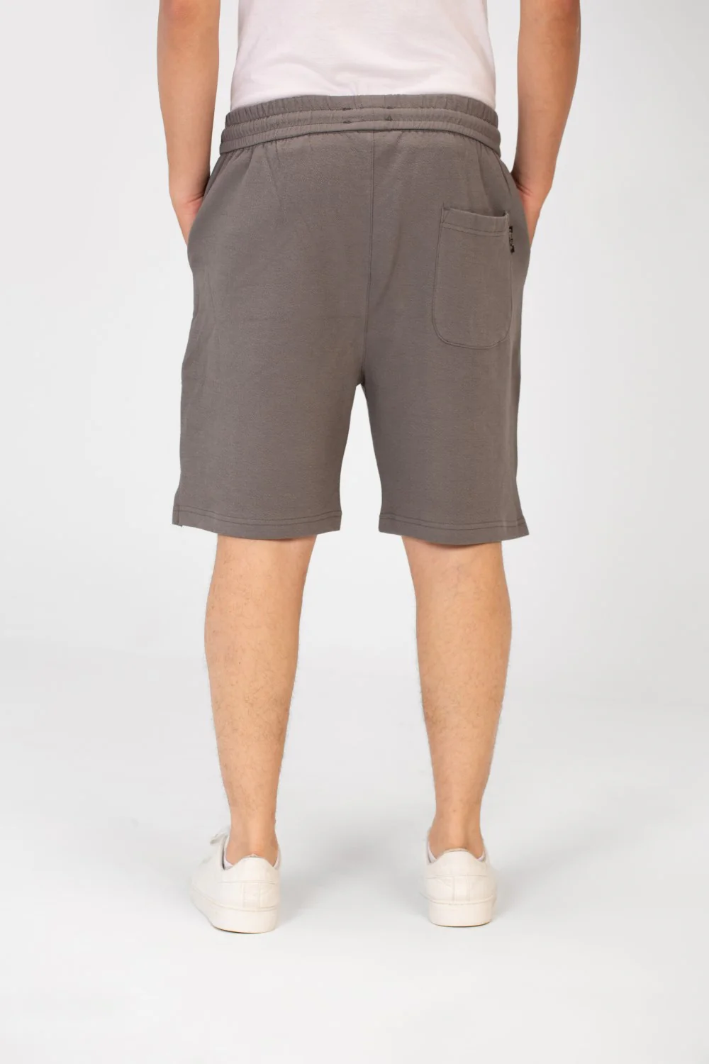 Men's Tomato Melton Short With Elastic Waistband And Pockets - Image 6
