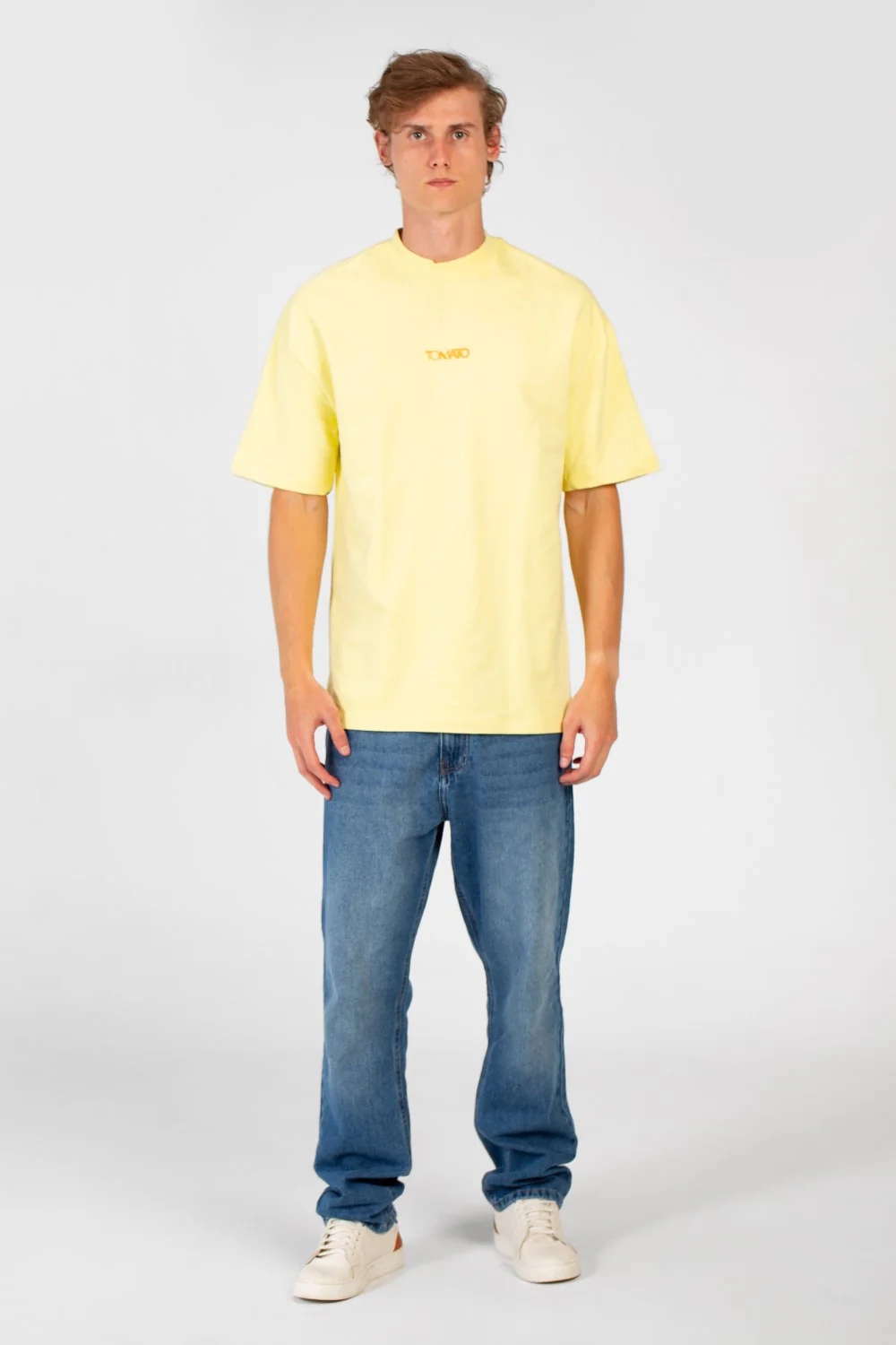 Men's Tomato Oversized Crew Neck Short Sleeve High Quality T-Shirt - Image 12