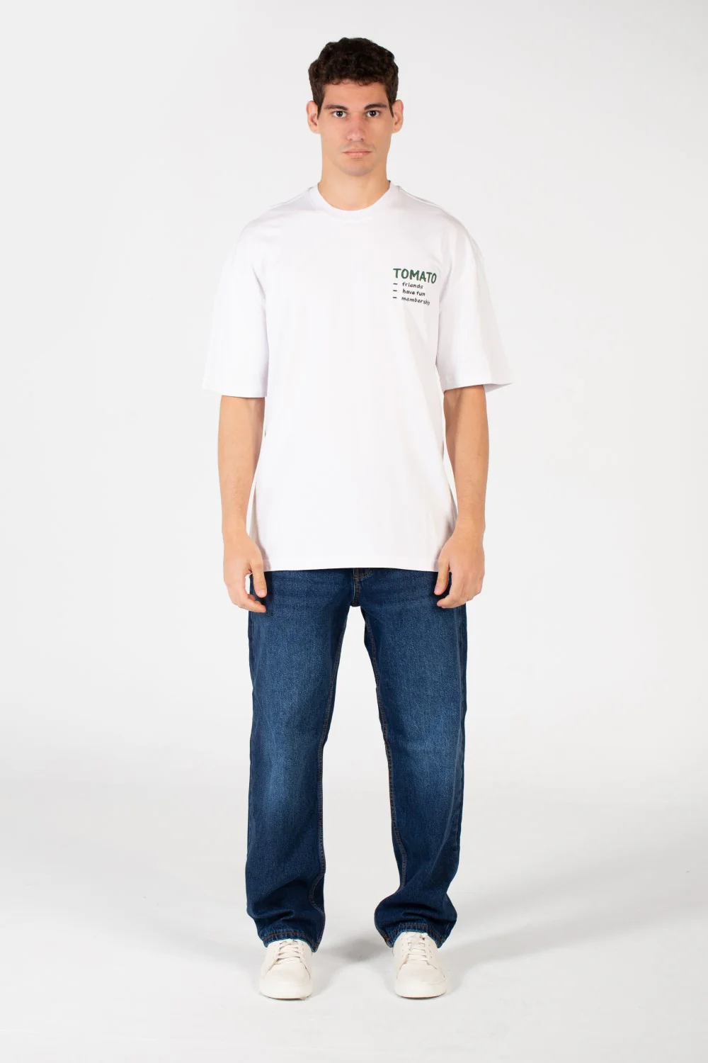 Men's Tomato Oversized Printed T-Shirt - Image 12