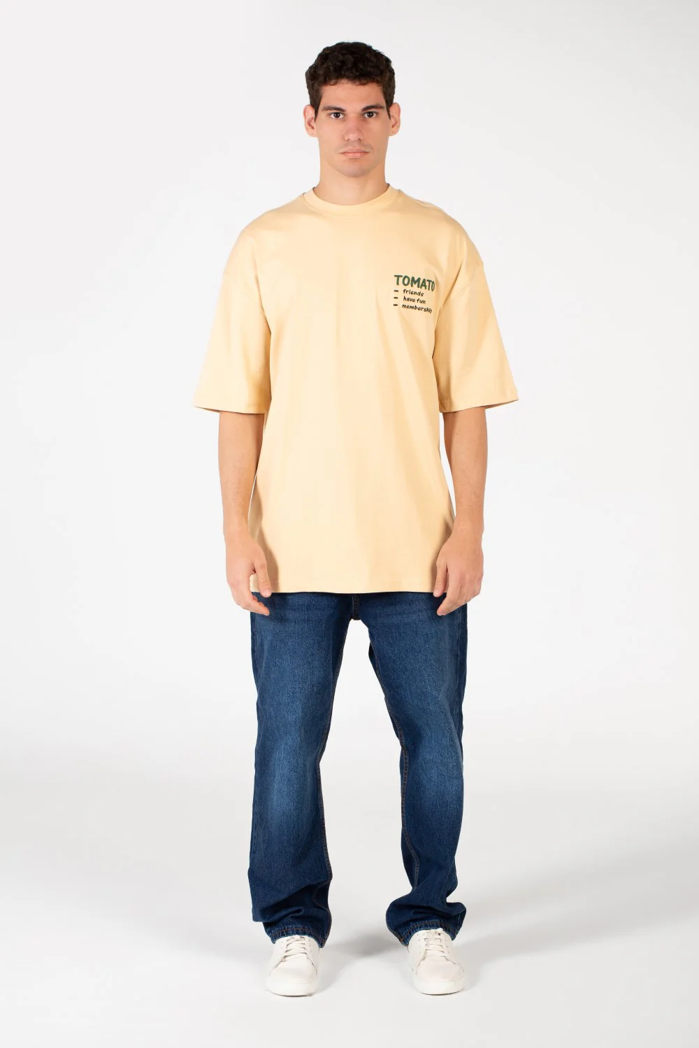 Men's Tomato Oversized Printed T-Shirt - Image 4