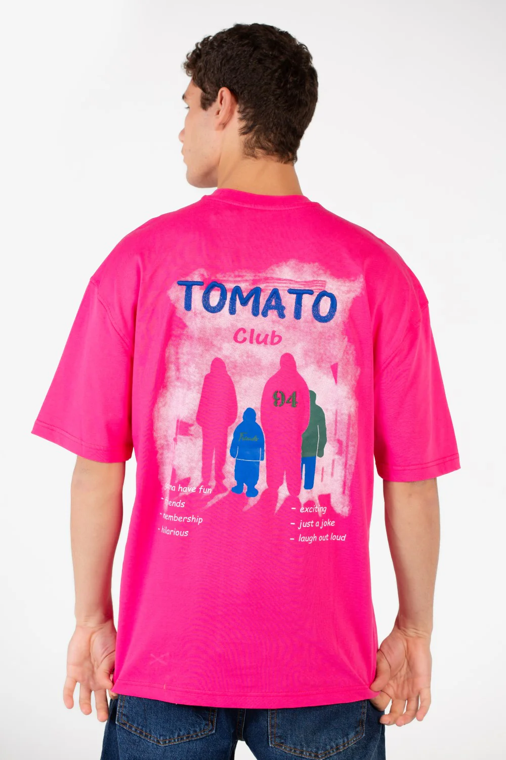 Men's Tomato Oversized Printed T-Shirt - Image 6