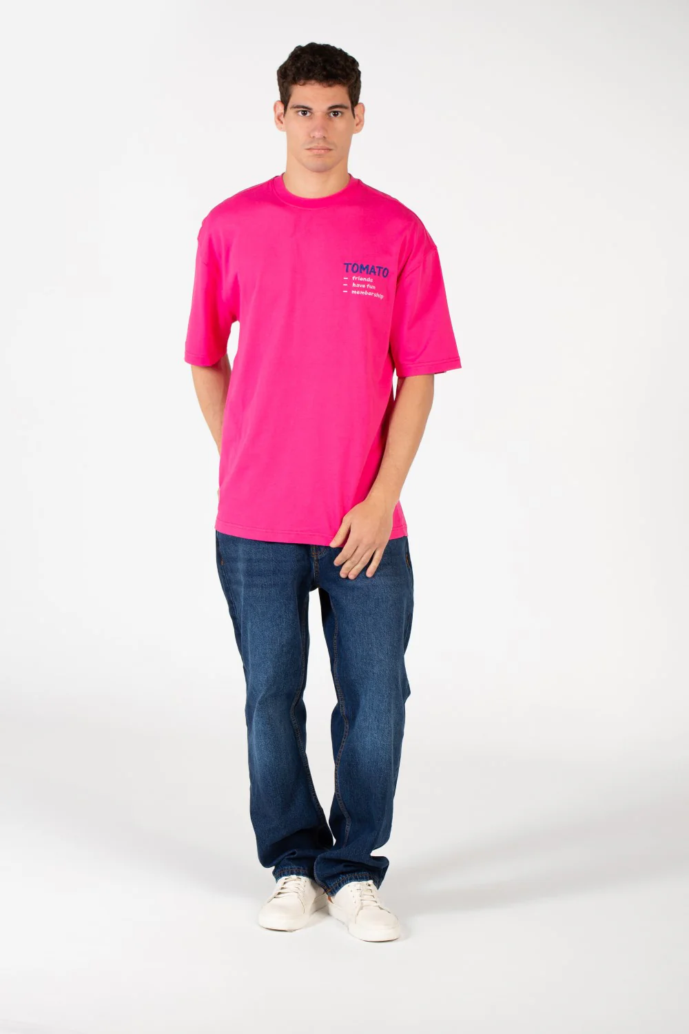 Men's Tomato Oversized Printed T-Shirt - Image 8