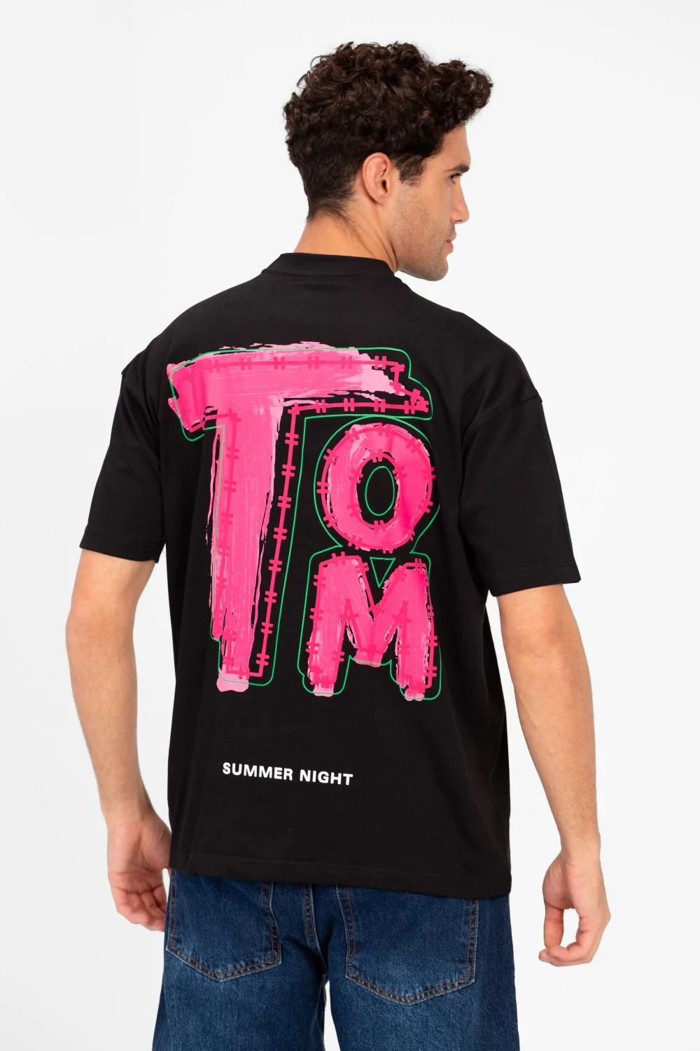 Men's Tomato Print Regular Fit T-Shirt - Image 2