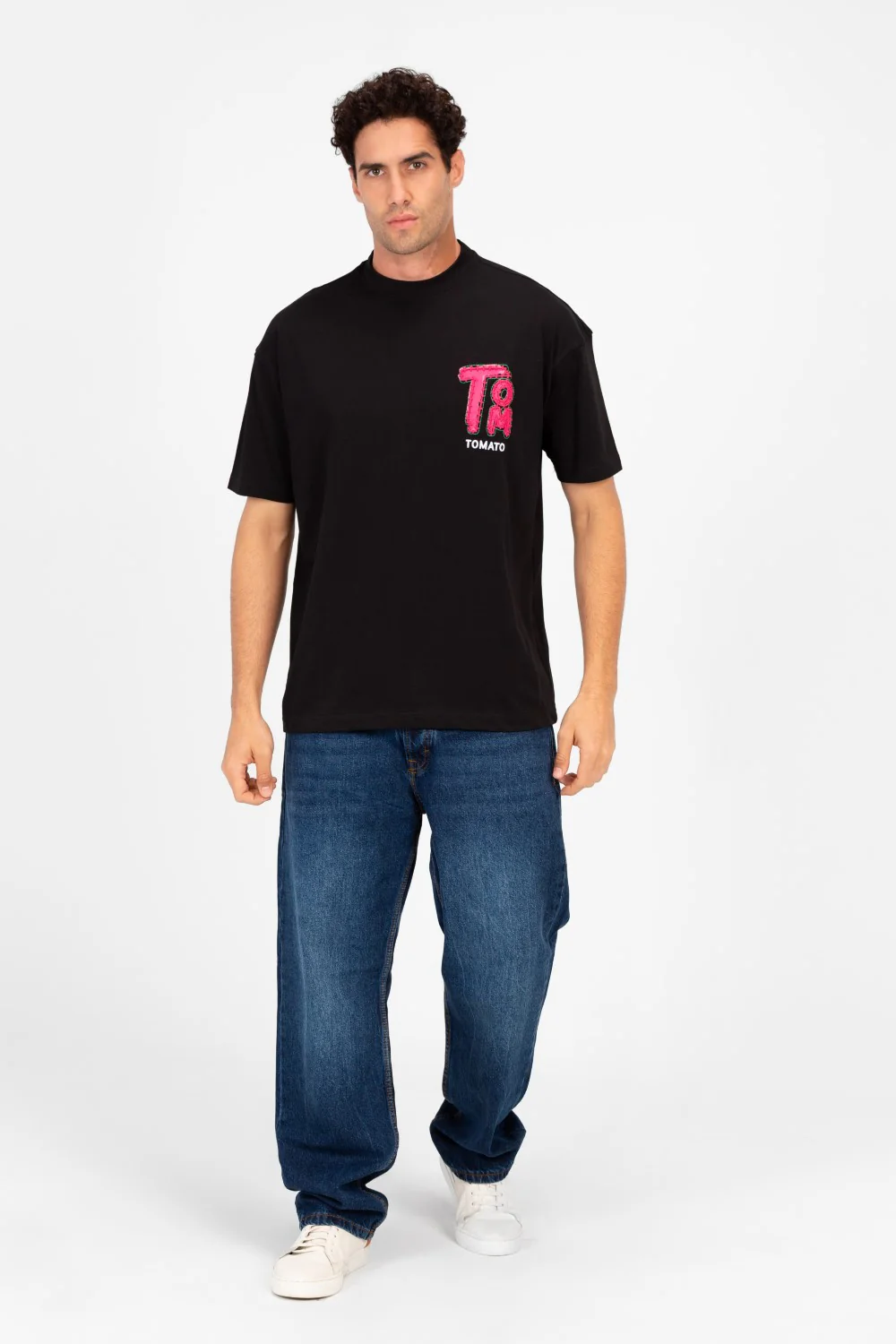 Men's Tomato Print Regular Fit T-Shirt - Image 4