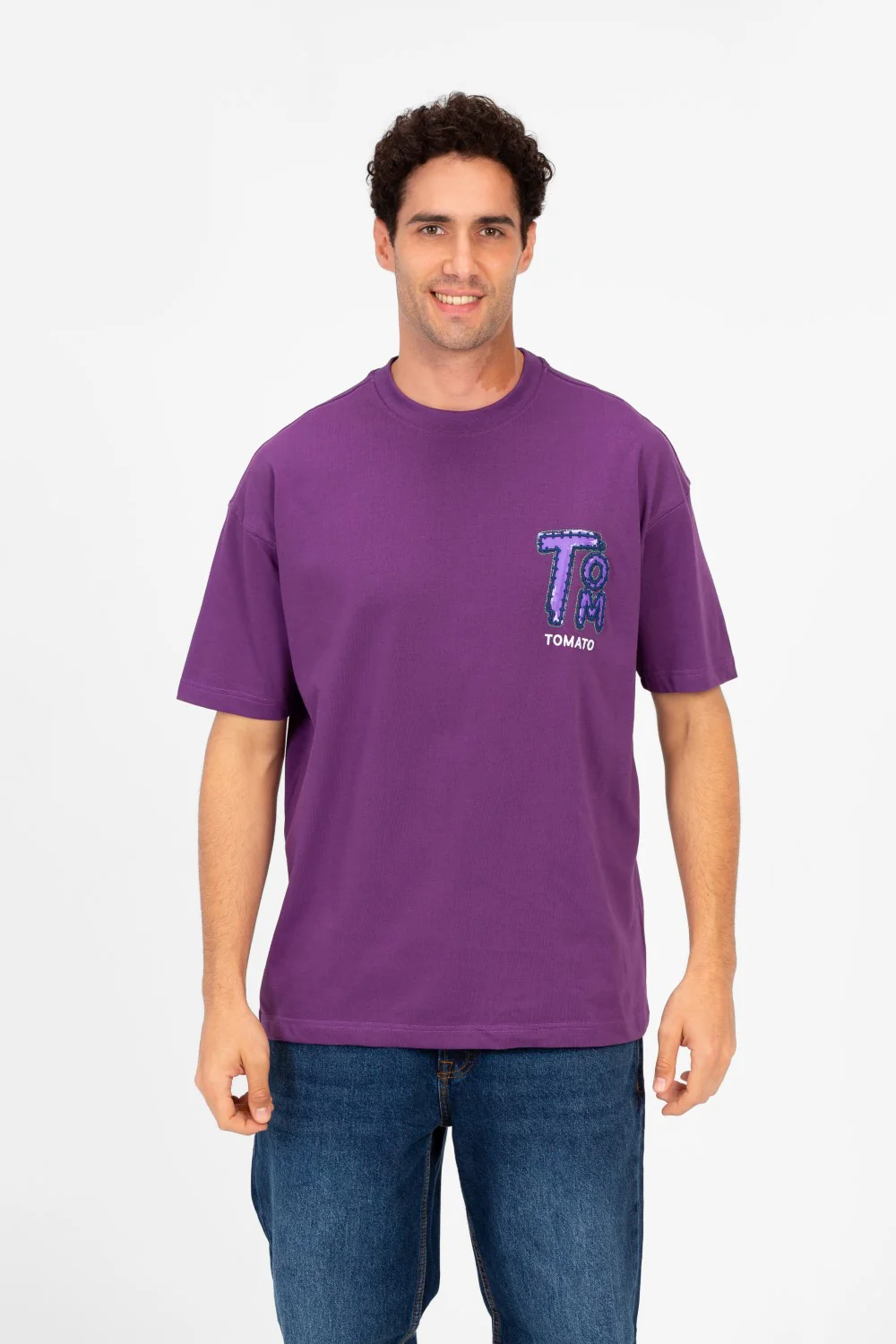 Men's Tomato Print Regular Fit T-Shirt - Image 5