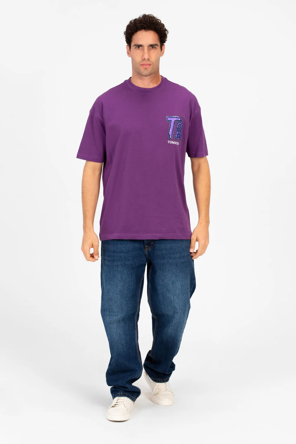 Men's Tomato Print Regular Fit T-Shirt - Image 8