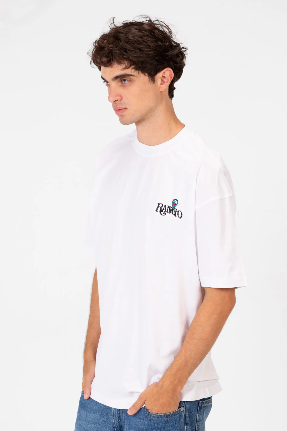 Men's Tomato Regular Fit T-Shirt With Modern Print And Round Neck - Image 11