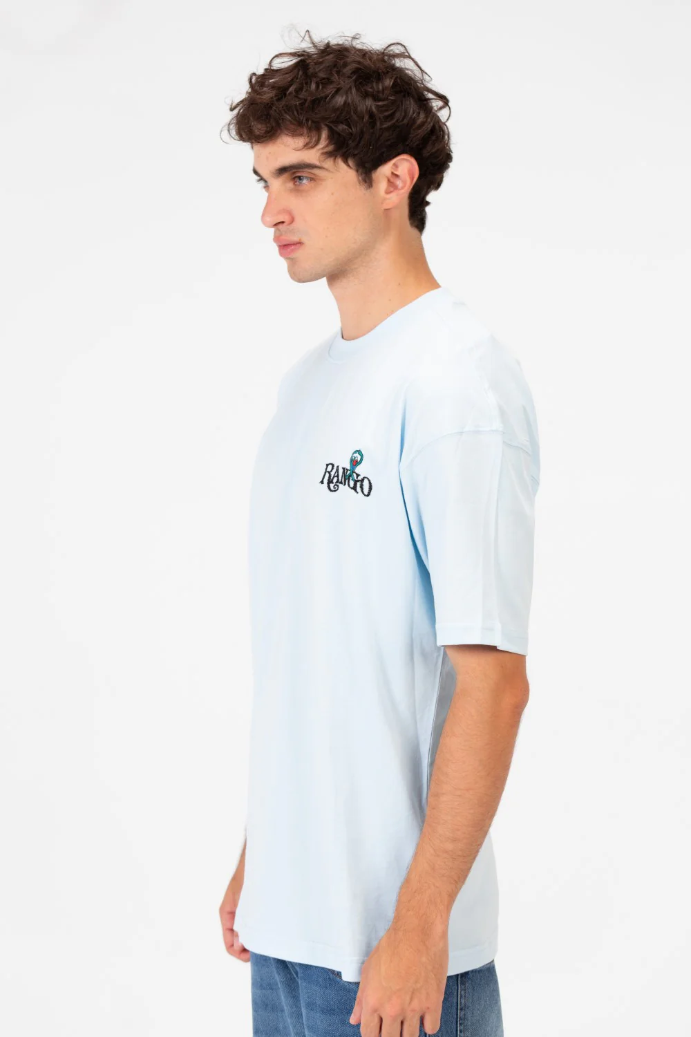 Men's Tomato Regular Fit T-Shirt With Modern Print And Round Neck - Image 3