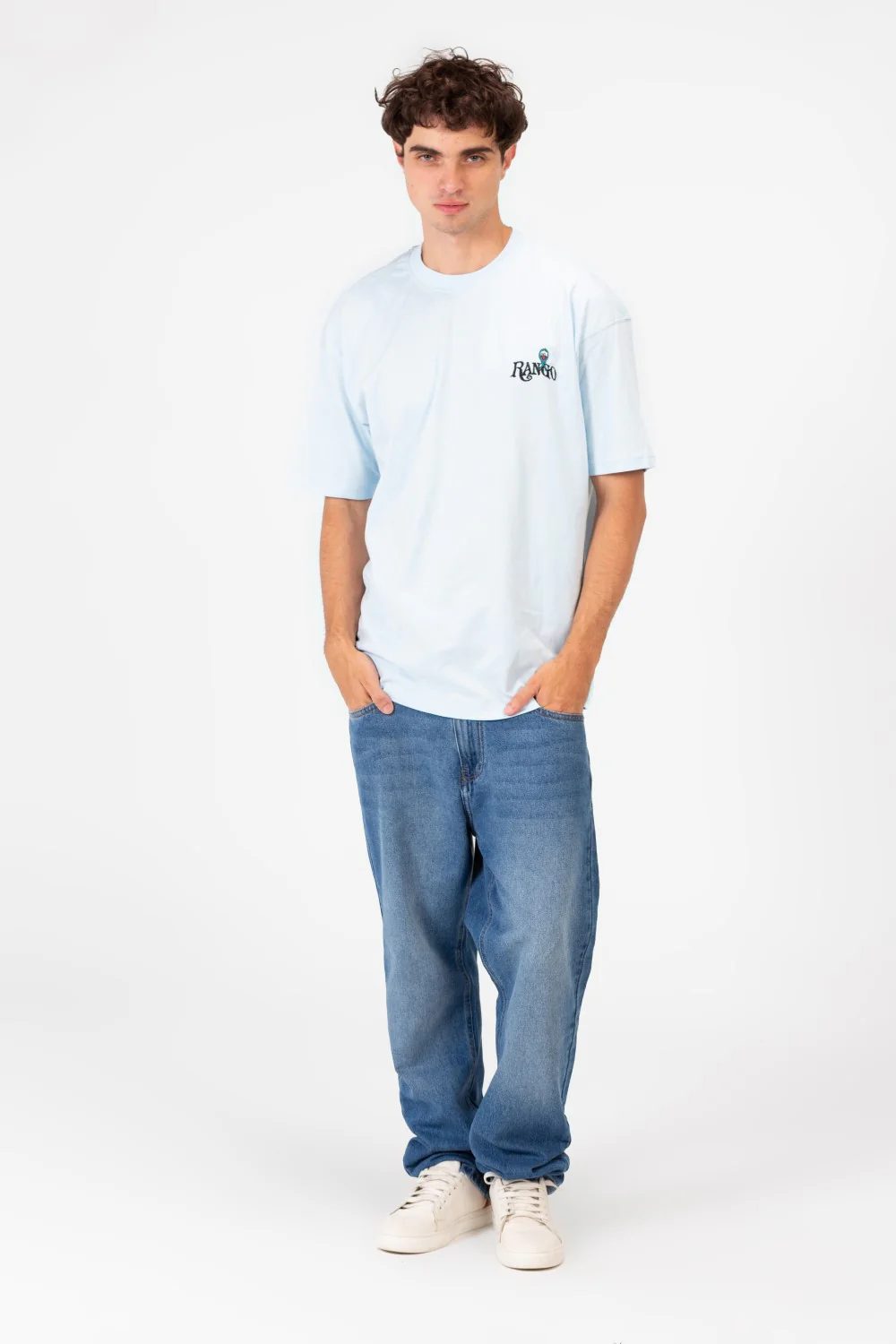 Men's Tomato Regular Fit T-Shirt With Modern Print And Round Neck - Image 4