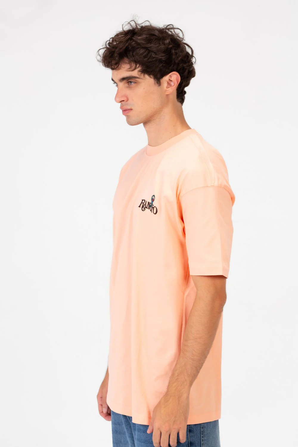 Men's Tomato Regular Fit T-Shirt With Modern Print And Round Neck - Image 7