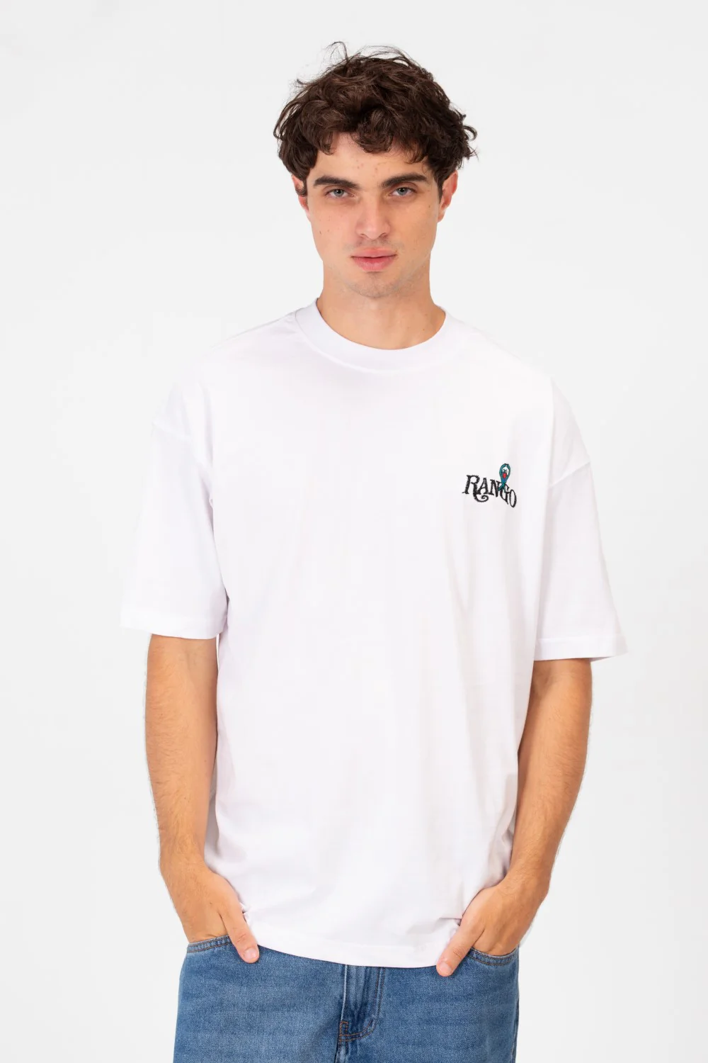 Men's Tomato Regular Fit T-Shirt With Modern Print And Round Neck - Image 9