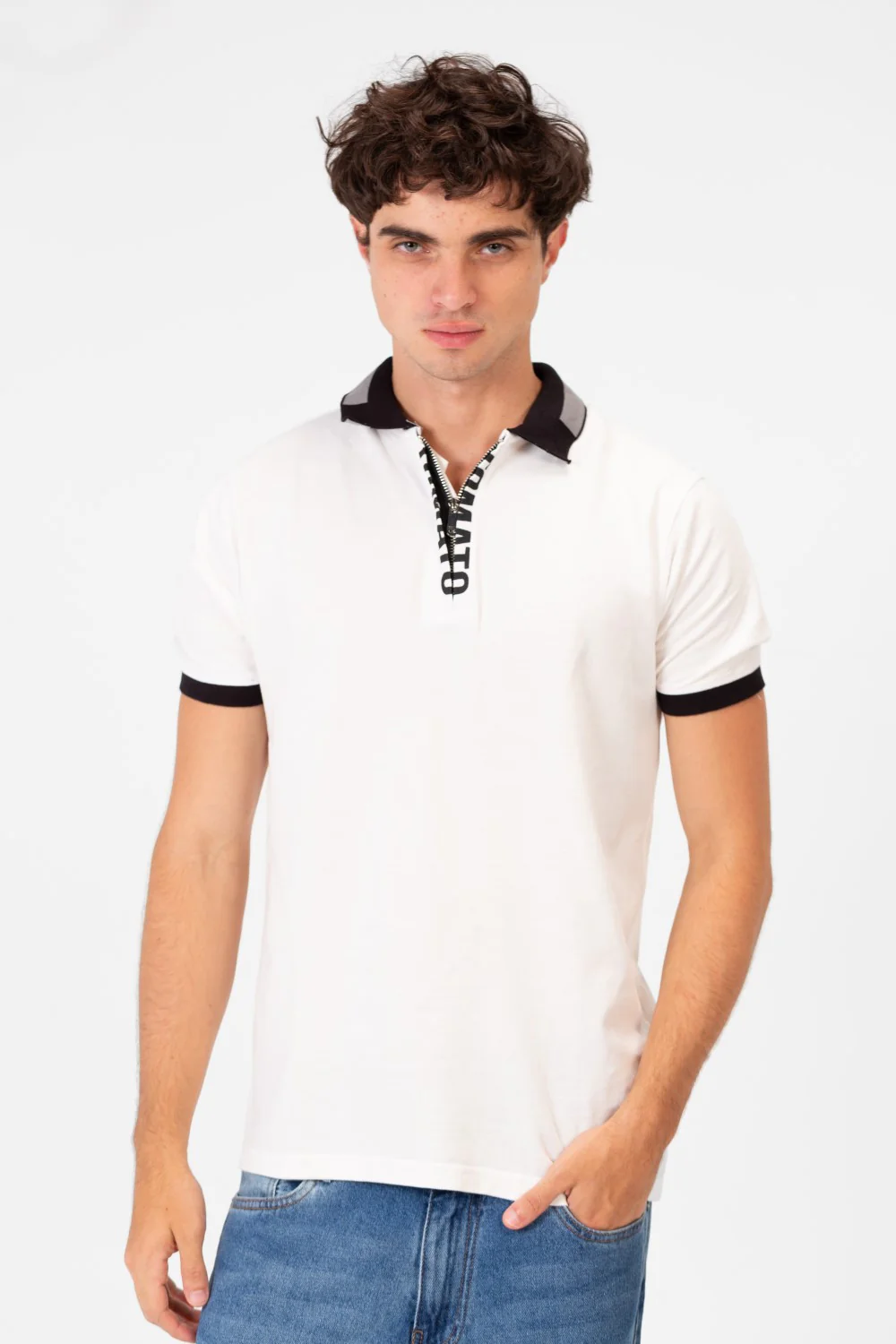 Men's Tomato Slim Fit Polo T-Shirt With High Quality Modern Design - Image 5