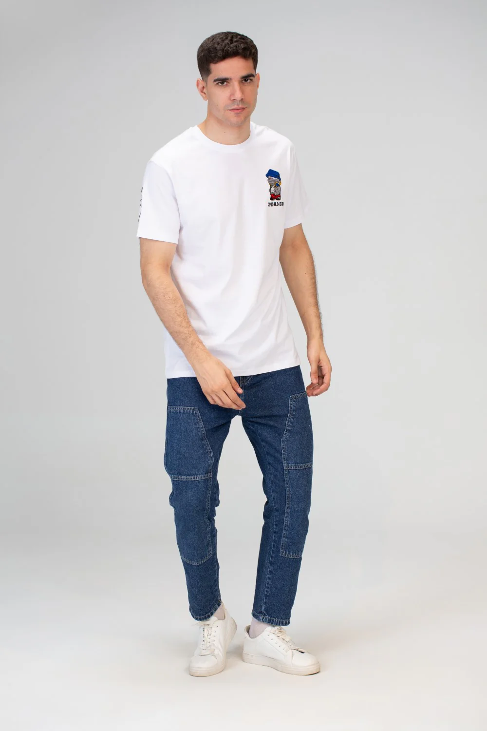 Men's Tomato Slim Fit Round Neck Short Sleeve T-Shirt - Image 4