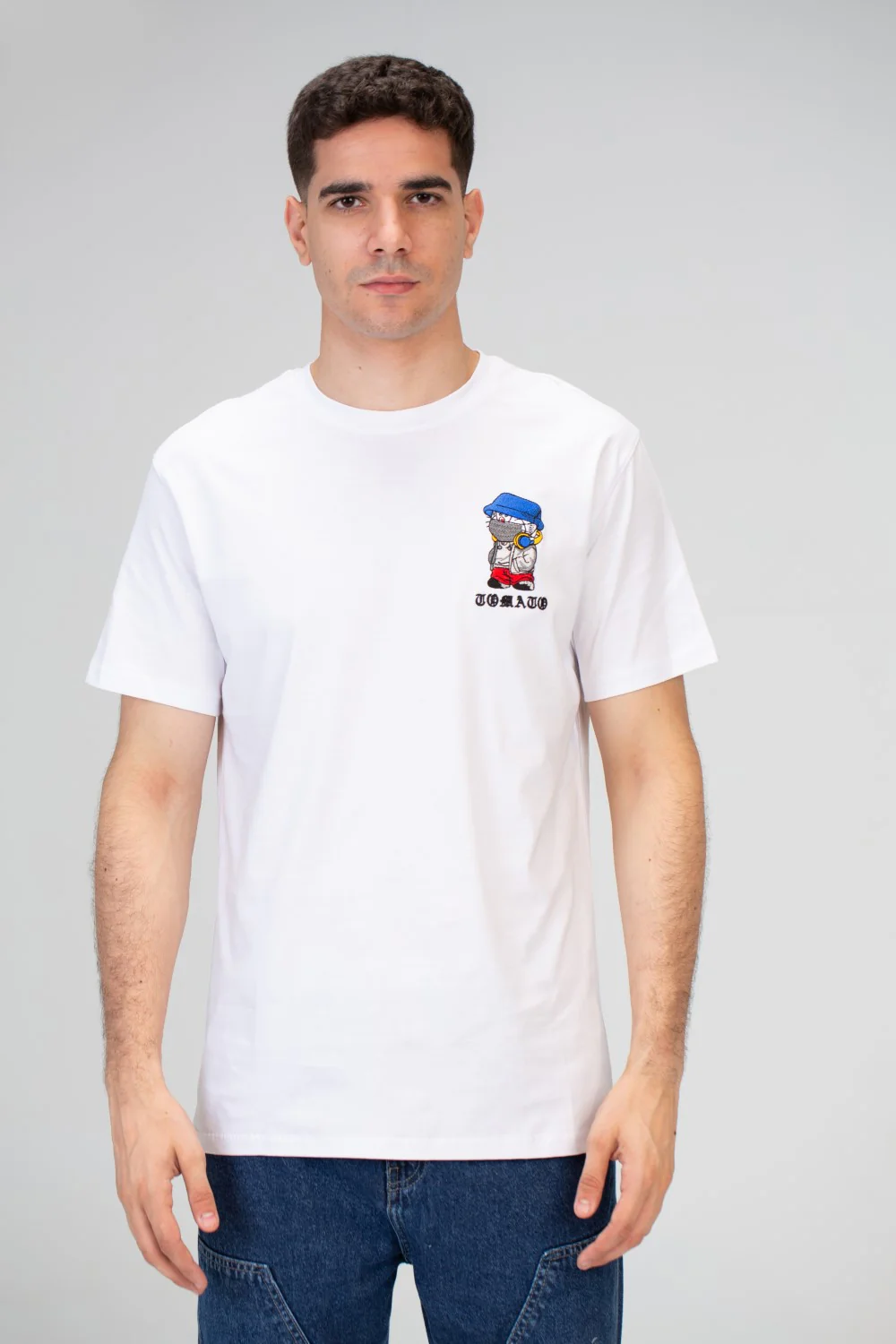 Men's Tomato Slim Fit Round Neck Short Sleeve T-Shirt - Image 6
