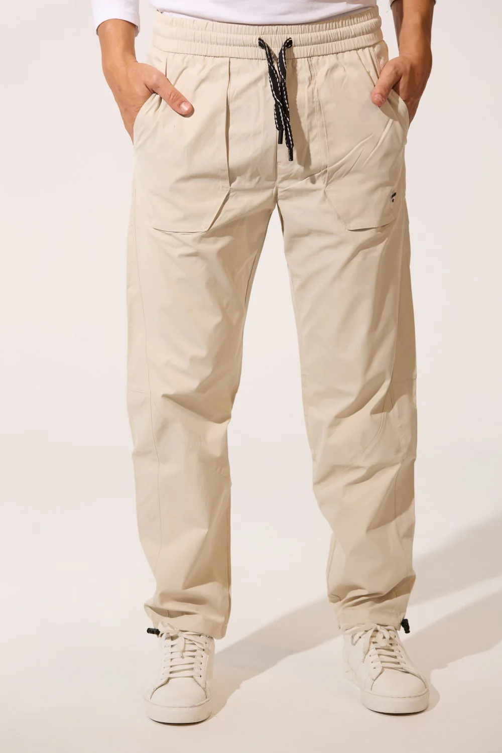 Men's Tomato Soft Waterproof Oversized Pants With Elastic Waistband And Back Pocket - Image 13