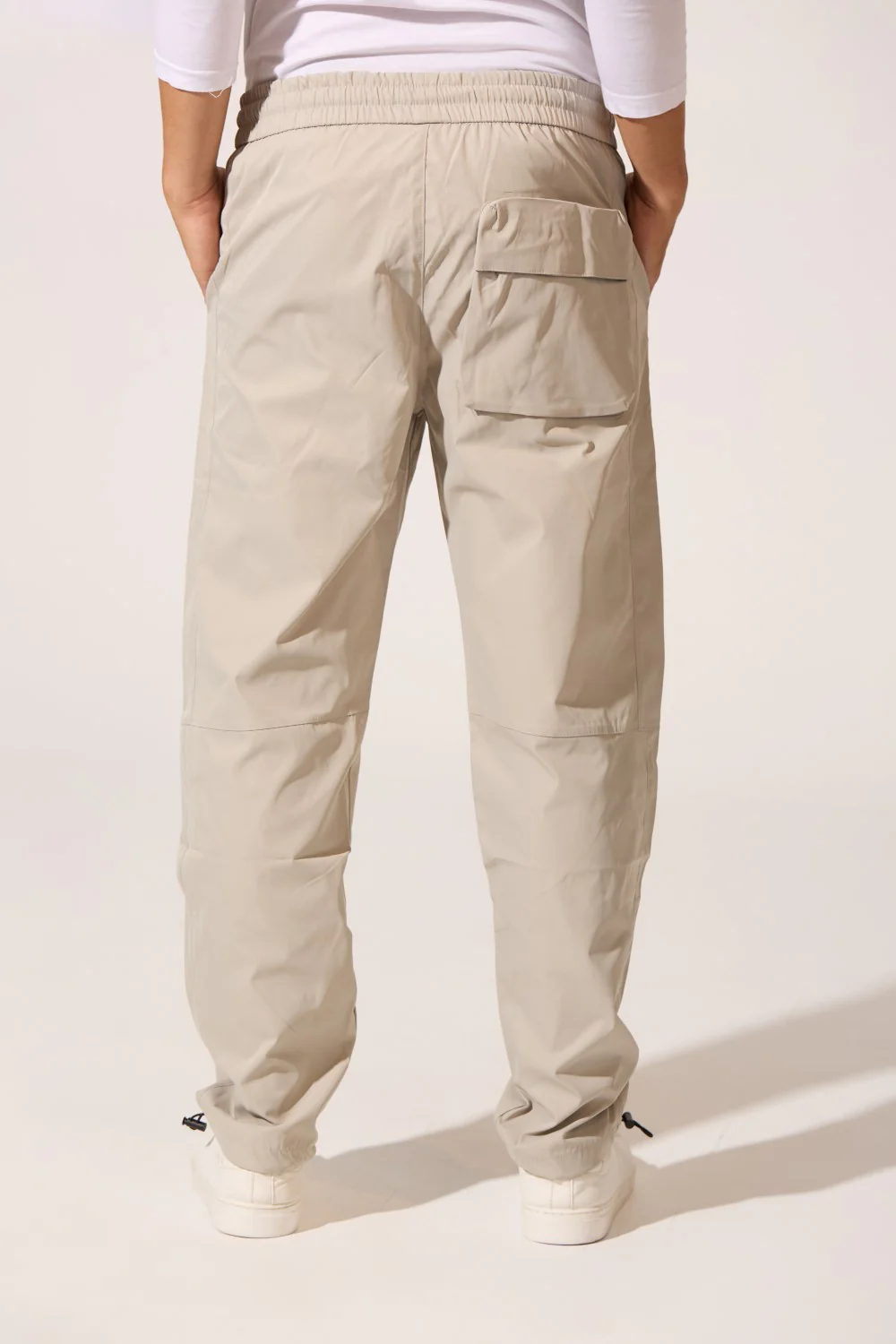 Men's Tomato Soft Waterproof Oversized Pants With Elastic Waistband And Back Pocket - Image 18