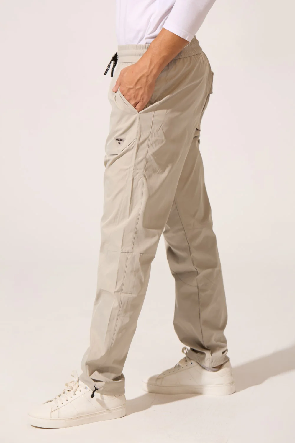 Men's Tomato Soft Waterproof Oversized Pants With Elastic Waistband And Back Pocket - Image 20