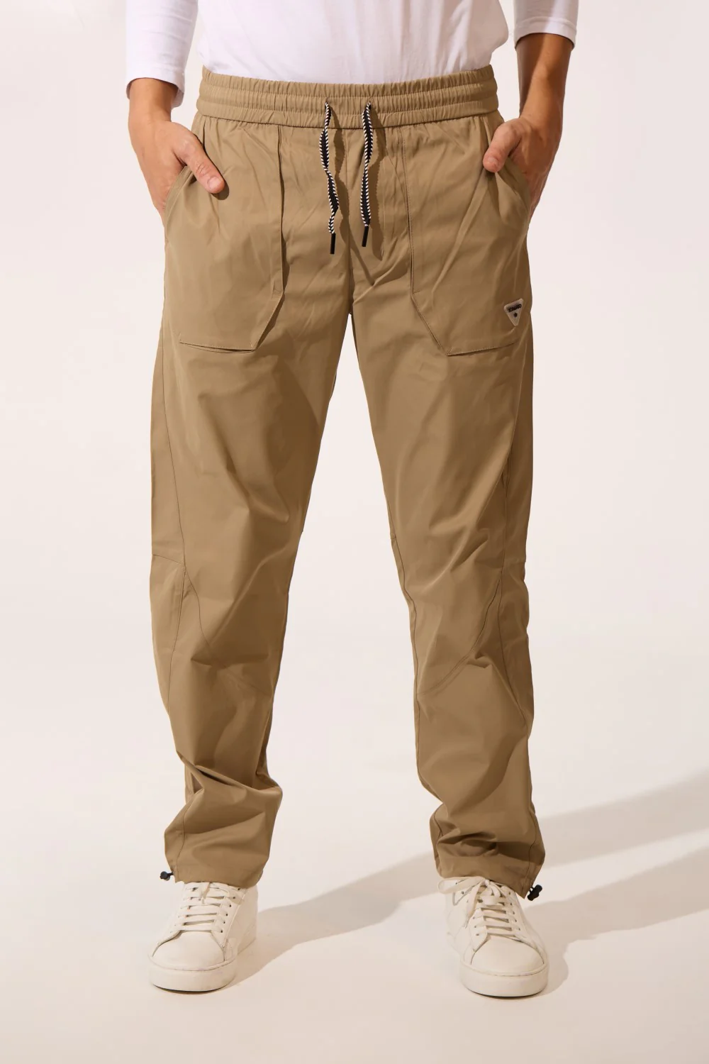 Men's Tomato Soft Waterproof Oversized Pants With Elastic Waistband And Back Pocket - Image 5