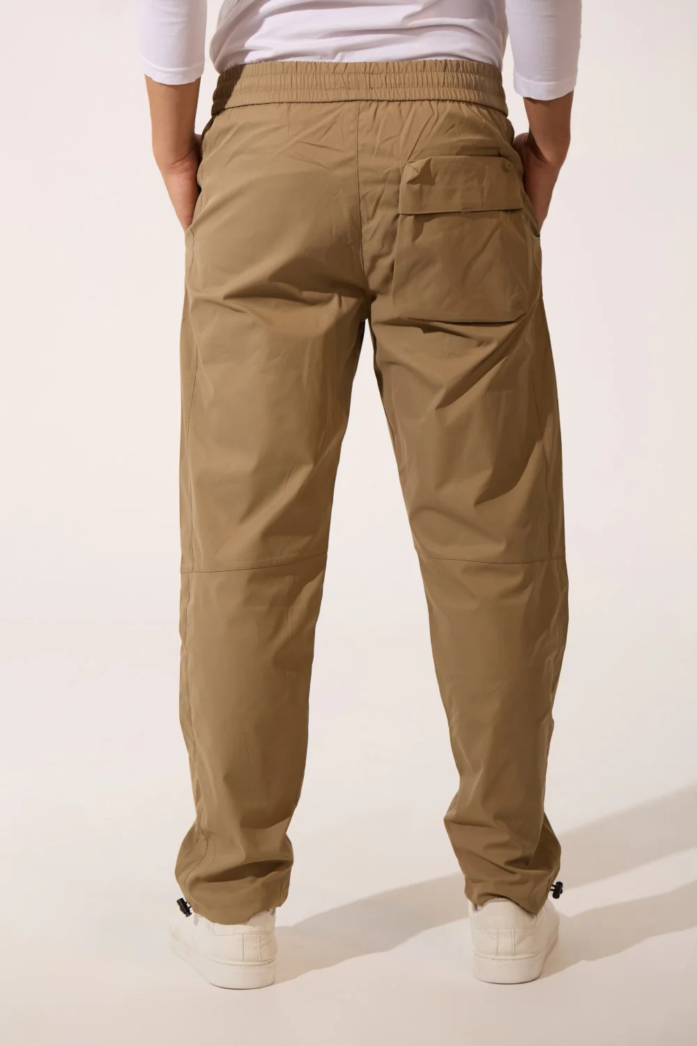 Men's Tomato Soft Waterproof Oversized Pants With Elastic Waistband And Back Pocket - Image 6