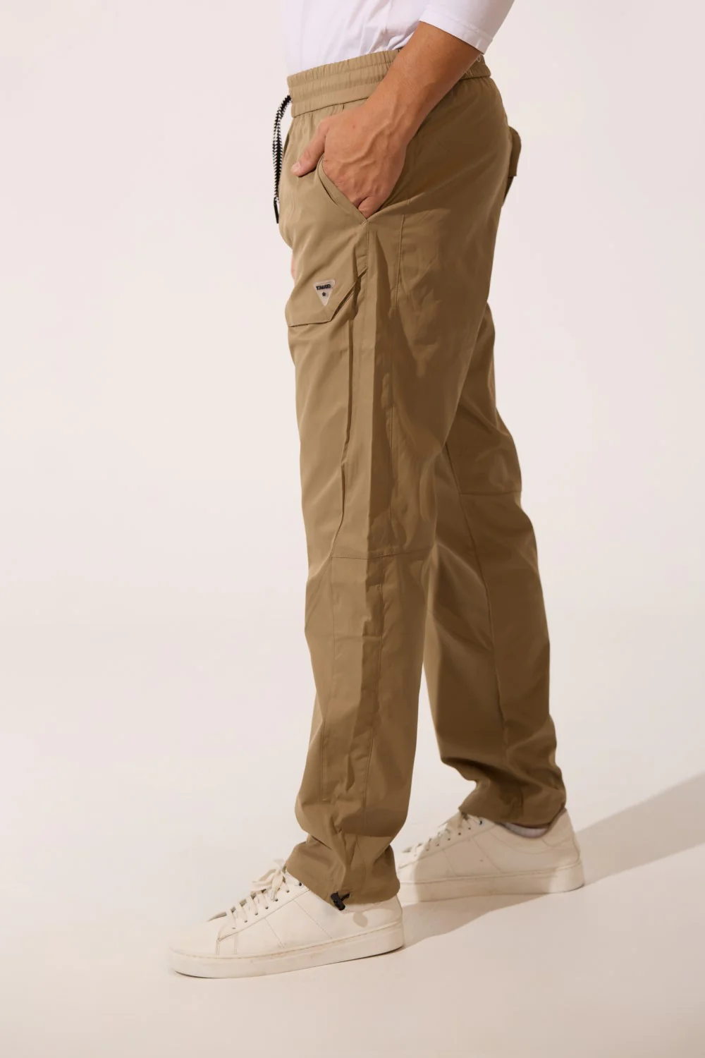 Men's Tomato Soft Waterproof Oversized Pants With Elastic Waistband And Back Pocket - Image 8