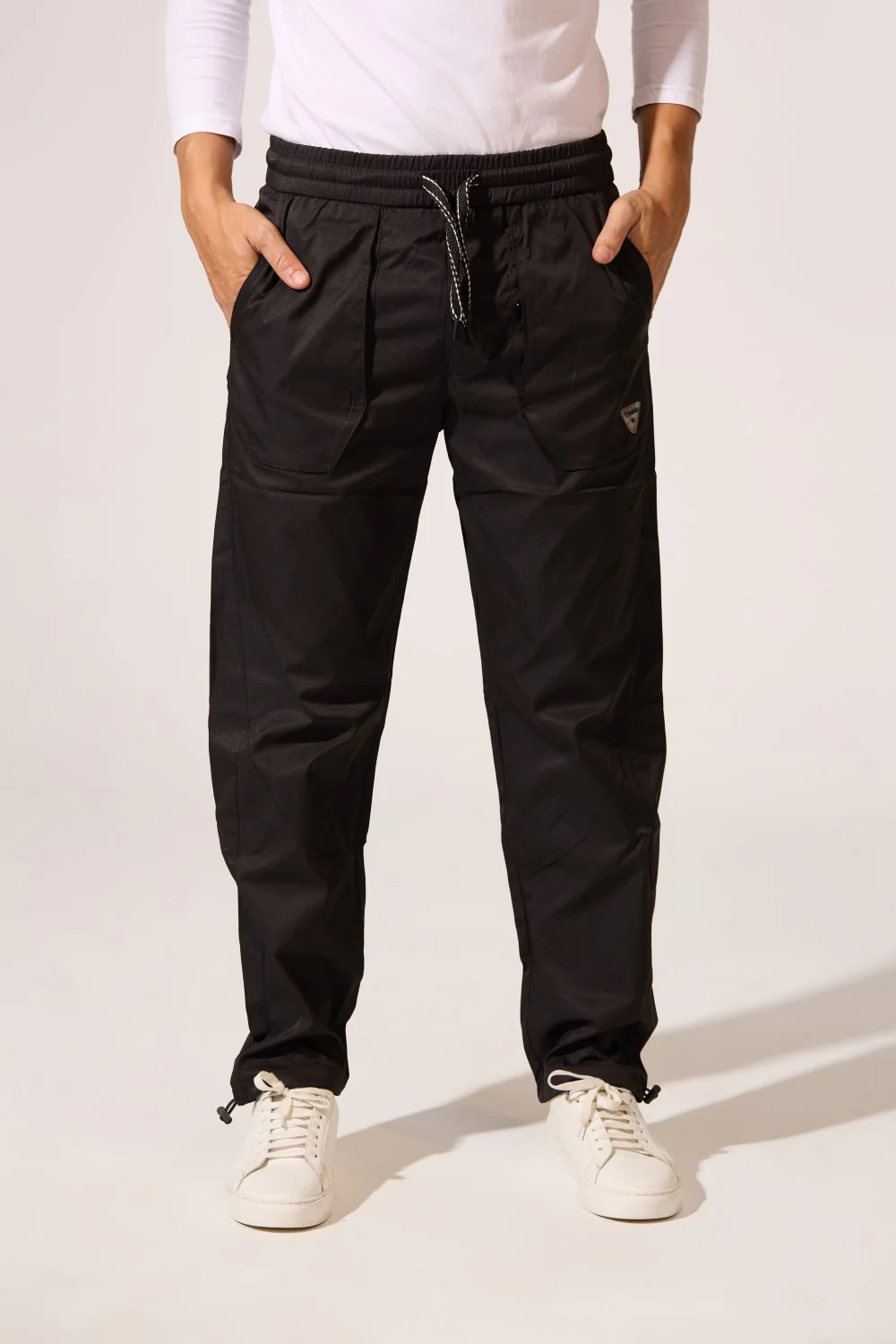 Men's Tomato Soft Waterproof Oversized Pants With Elastic Waistband And Back Pocket - Image 9