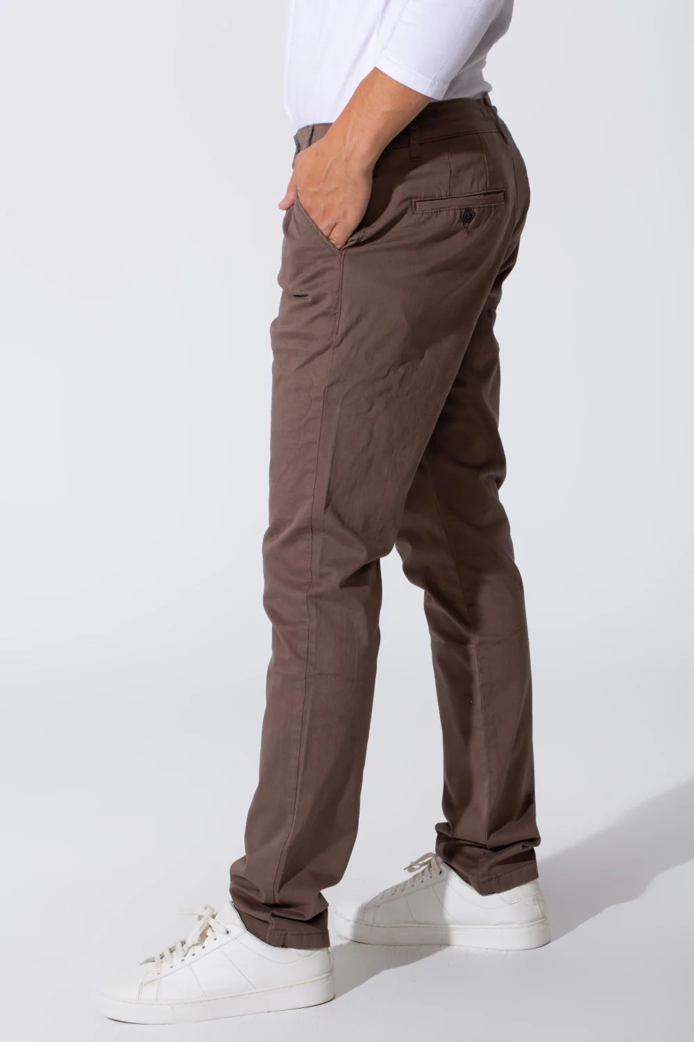 Men's Tomato Store Simple Style for Every Day Slim Fit Slant Side Pockets Pants - Image 2