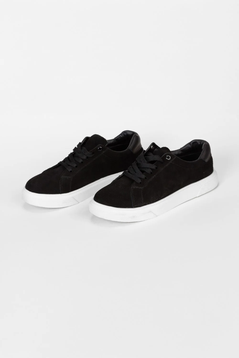 Men's Tomato Suede Lace-Up Sneakers Shoes - Image 5