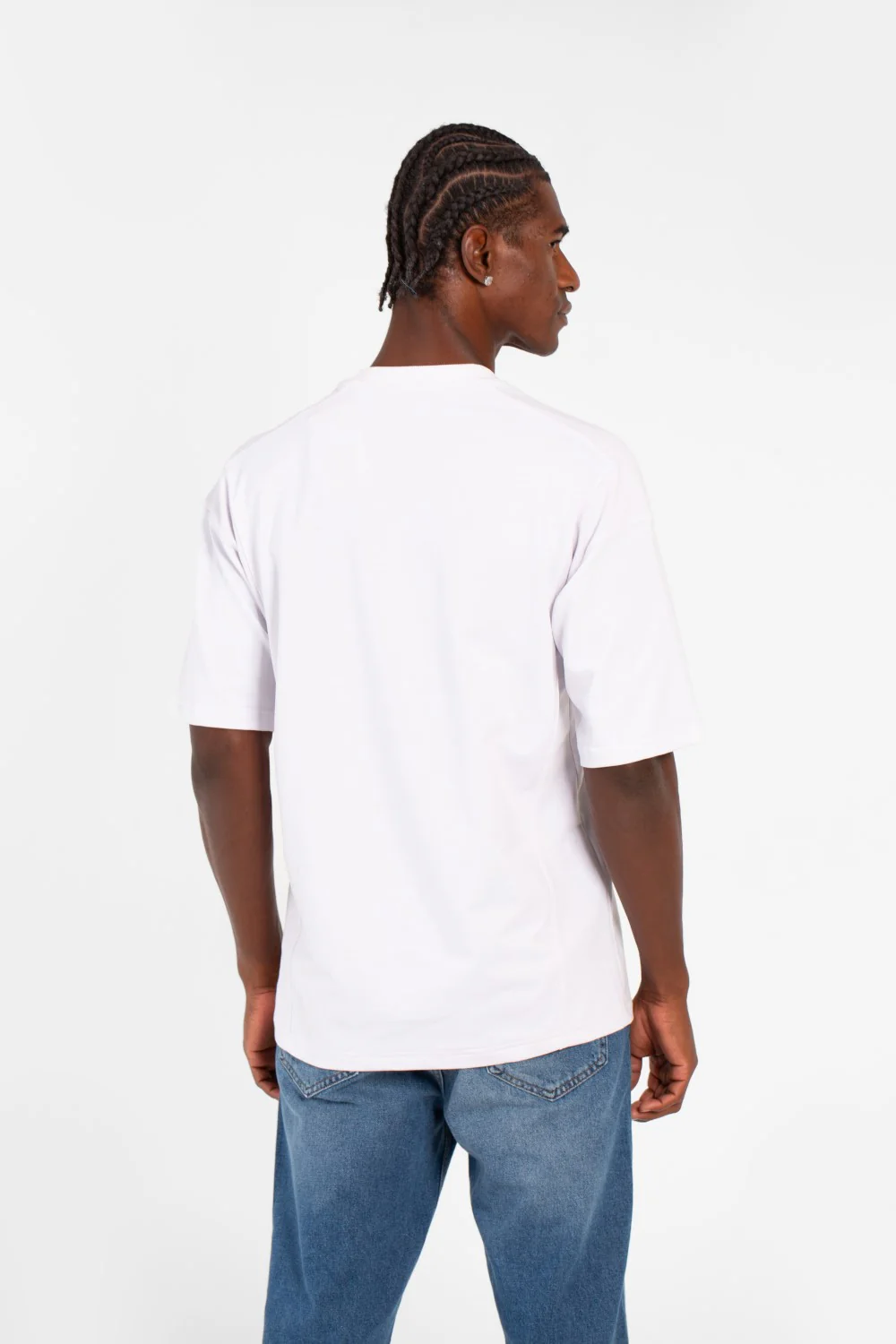Men's Tomato Summer Melton Oversized T-Shirt With Short Sleeves And Crew Neck - Image 10