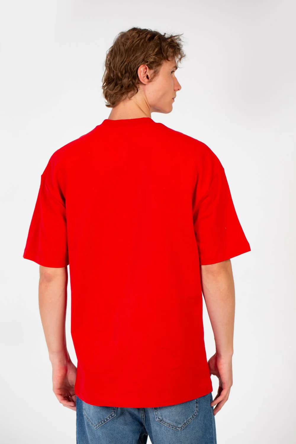 Men's Tomato Summer Milton Oversized Short Sleeve Crew Neck T-Shirt - Image 10