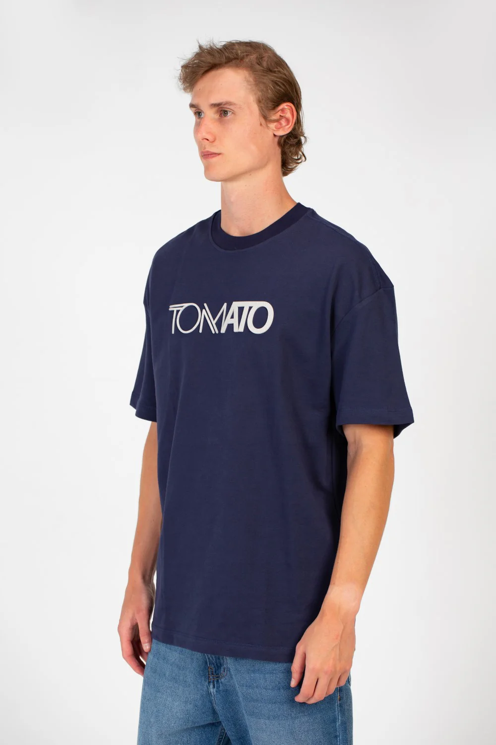 Men's Tomato Summer Milton Oversized Short Sleeve Crew Neck T-Shirt - Image 7