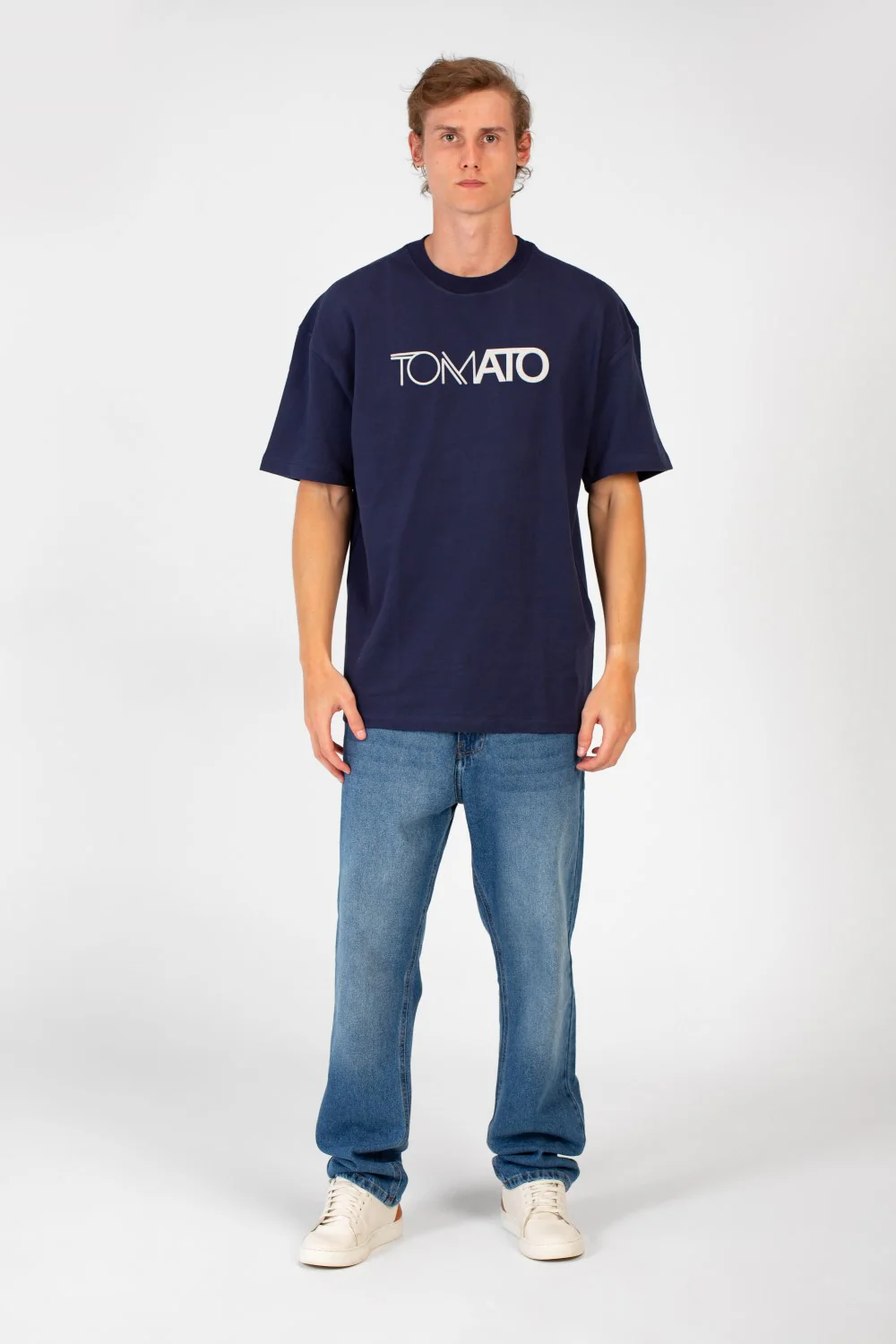 Men's Tomato Summer Milton Oversized Short Sleeve Crew Neck T-Shirt - Image 8