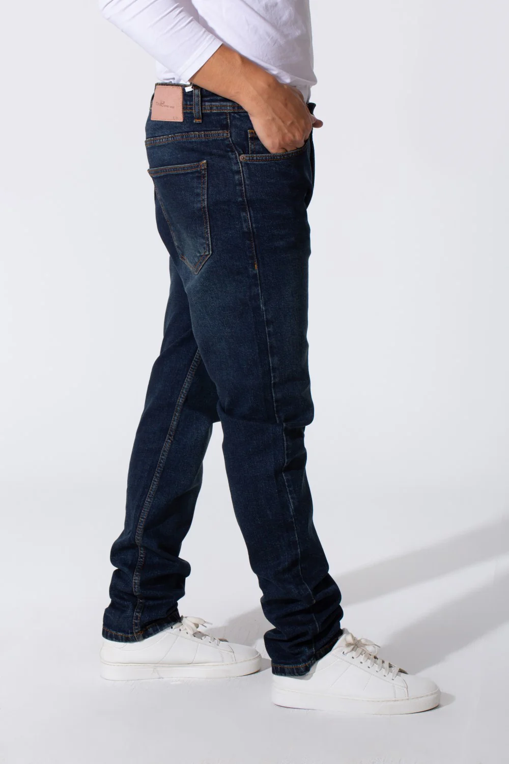 Men's Tomato Used Slim Fit Jeans Pants With Pockets - Image 3