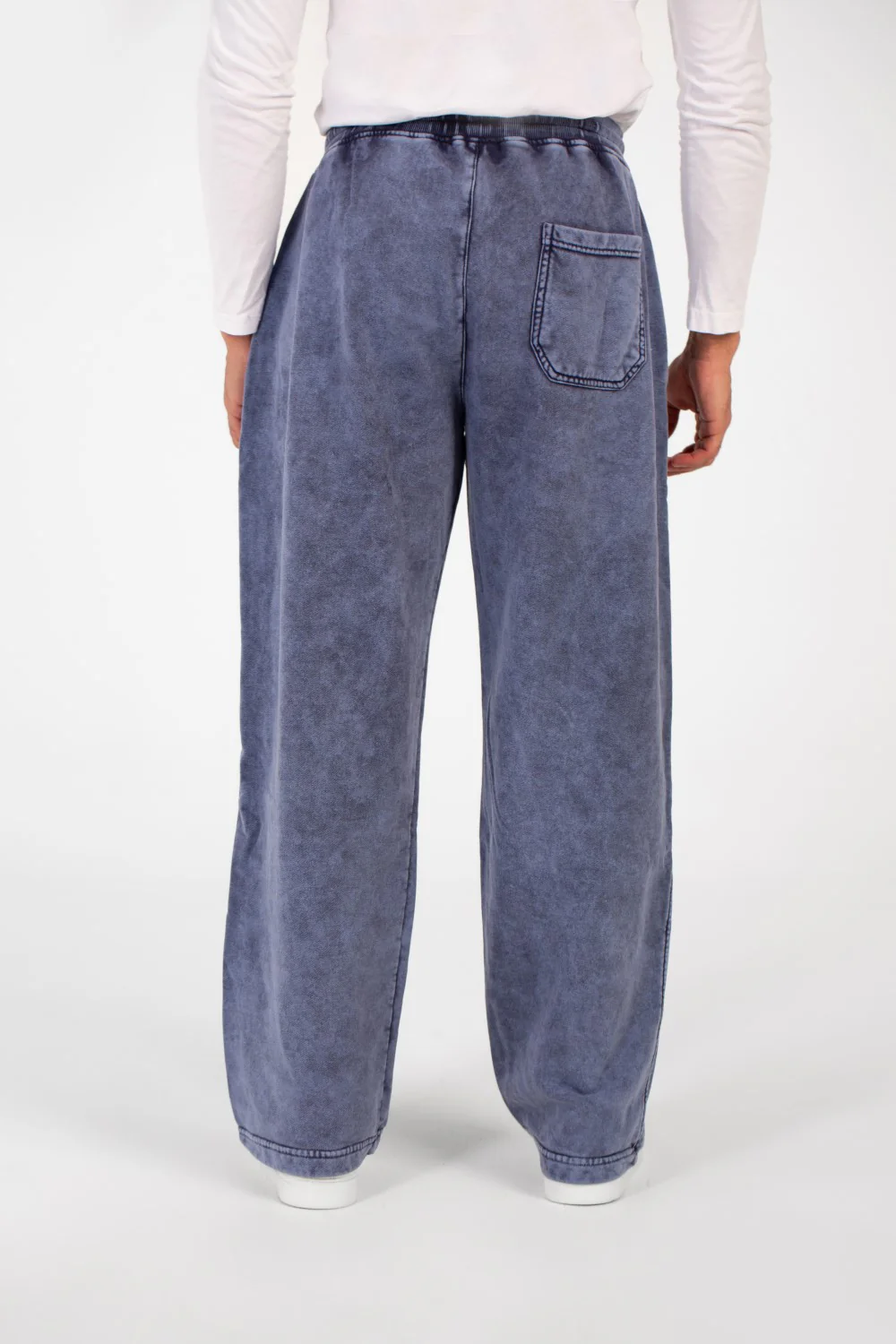 Men's Tomato Washed Oversized Sweatpants With Elastic Waistband And Drawstring High Quality - Image 10