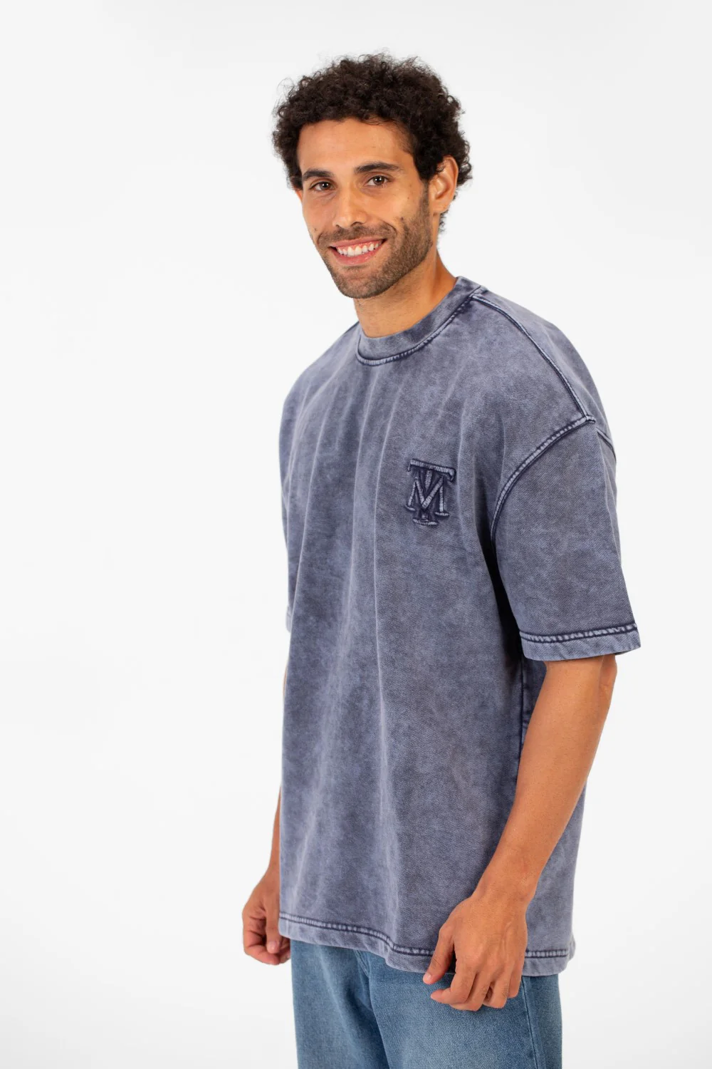 Men's Tomato Washed Short Sleeve Crew Neck T-Shirt With Unique Essential Details - Image 11