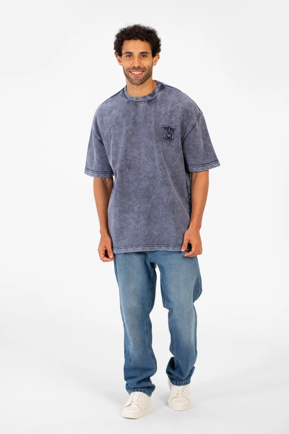 Men's Tomato Washed Short Sleeve Crew Neck T-Shirt With Unique Essential Details - Image 12