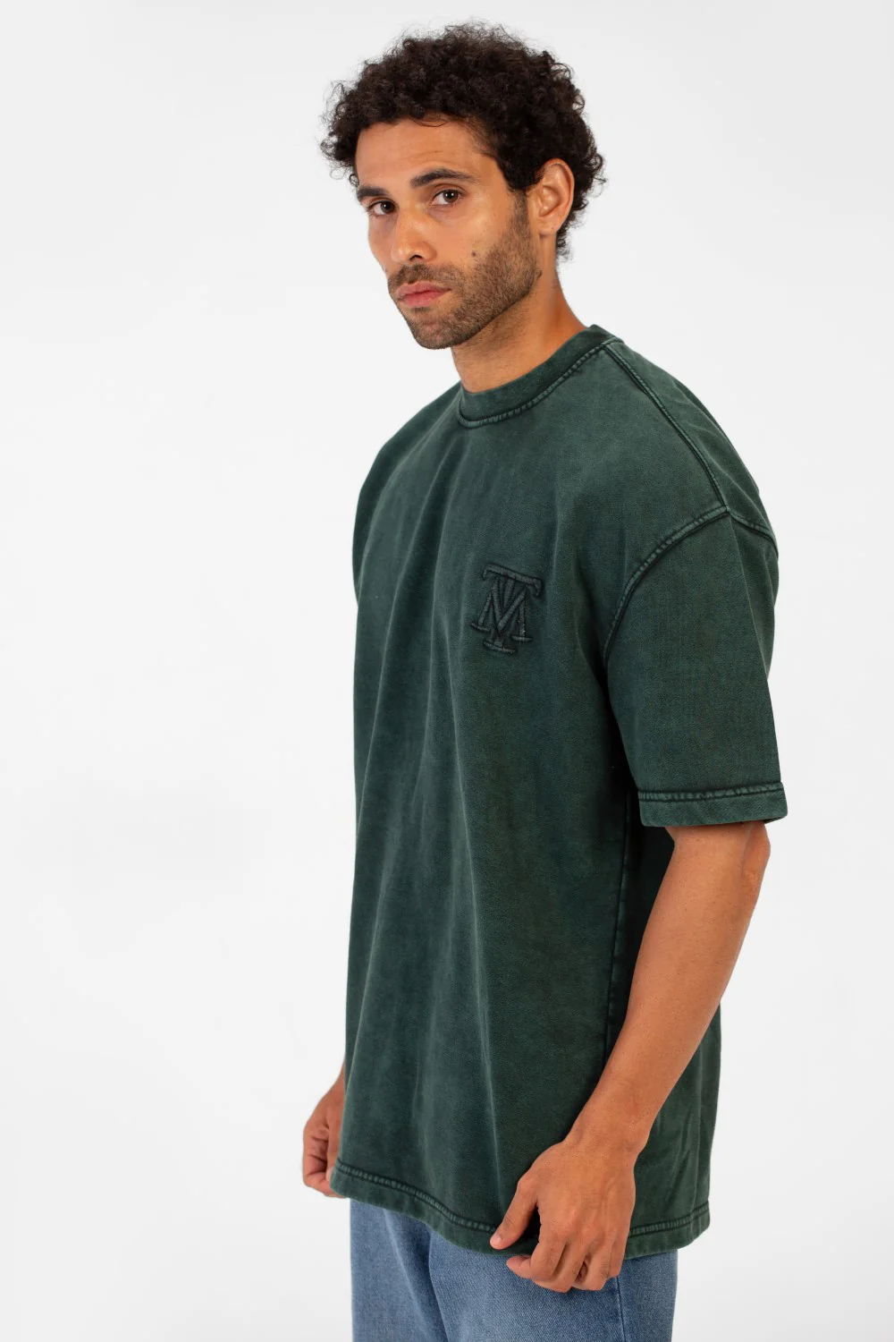 Men's Tomato Washed Short Sleeve Crew Neck T-Shirt With Unique Essential Details - Image 3