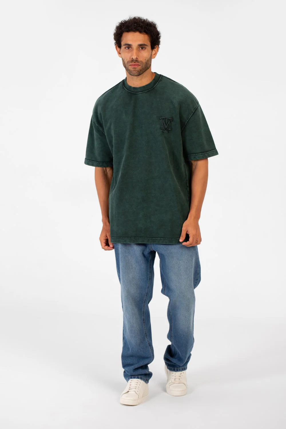Men's Tomato Washed Short Sleeve Crew Neck T-Shirt With Unique Essential Details - Image 4