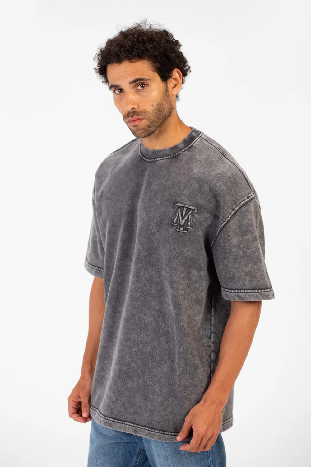 Men's Tomato Washed Short Sleeve Crew Neck T-Shirt With Unique Essential Details - Image 7