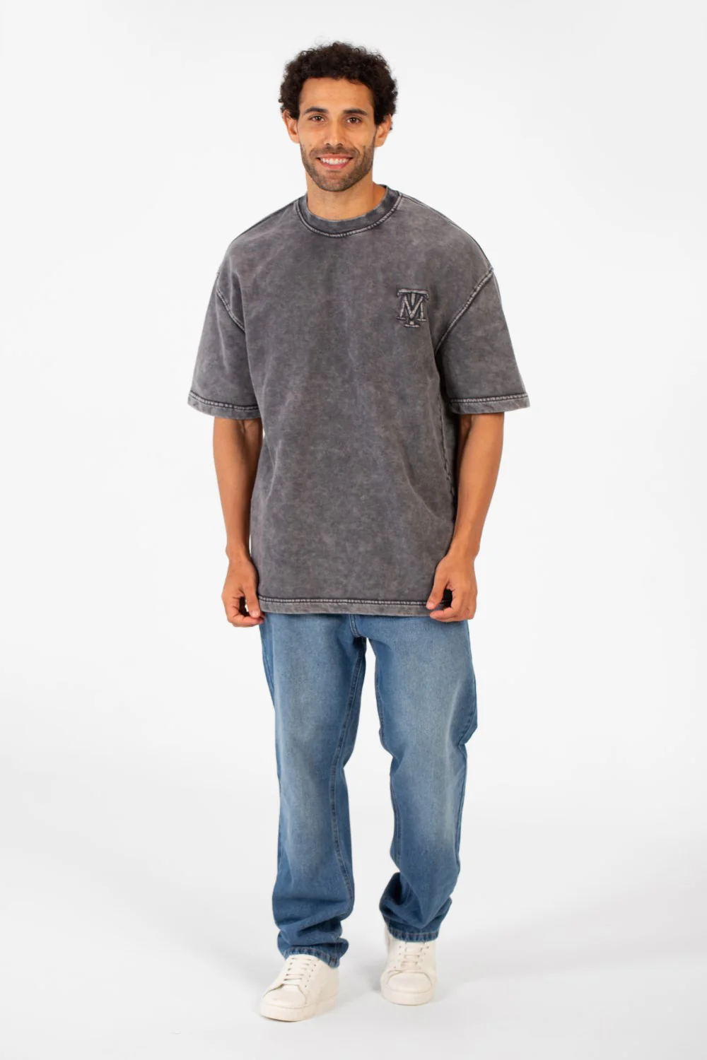 Men's Tomato Washed Short Sleeve Crew Neck T-Shirt With Unique Essential Details - Image 8