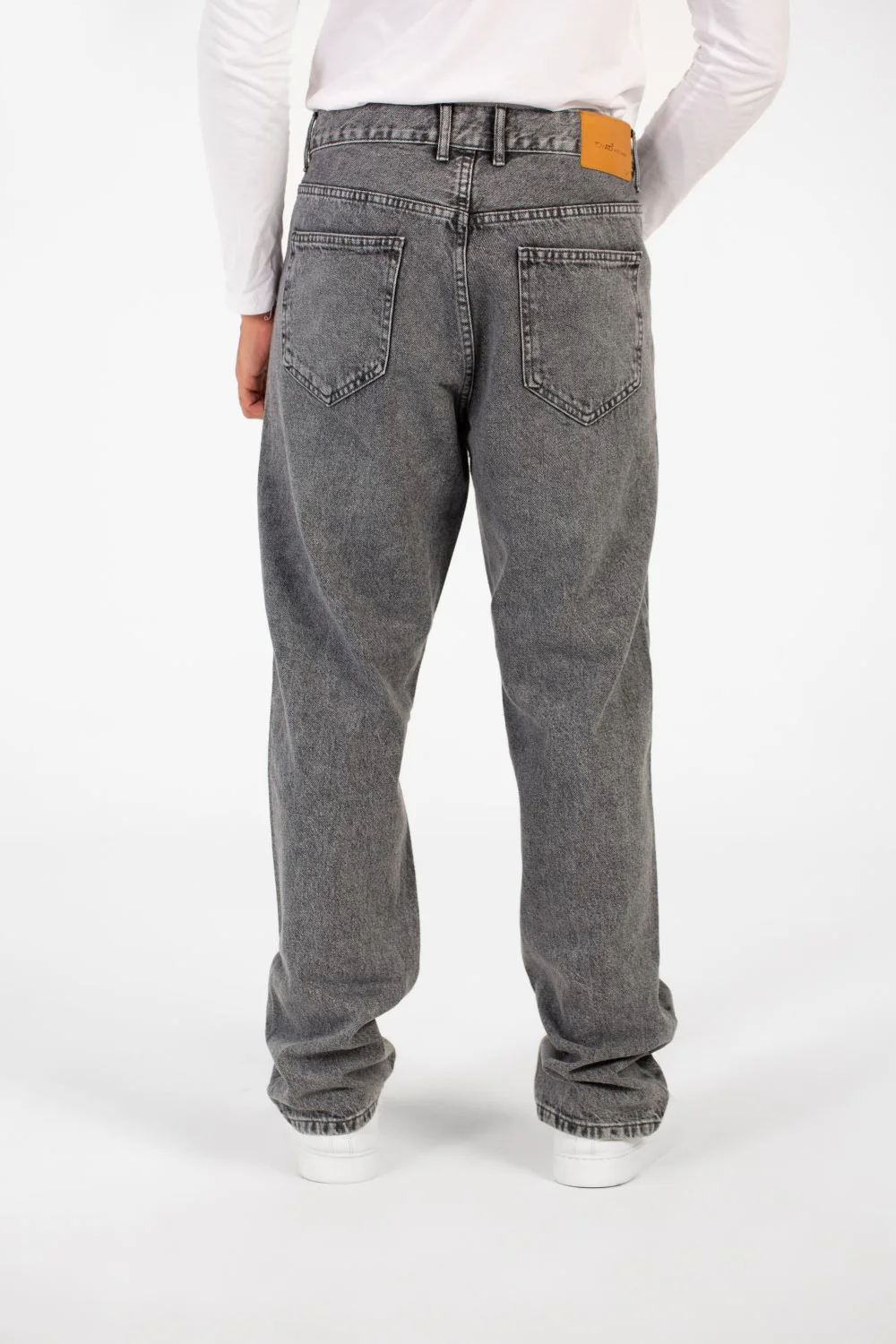 Men's Tomato Wide Leg Modern Design Five Pocket Jeans Pants - Image 14