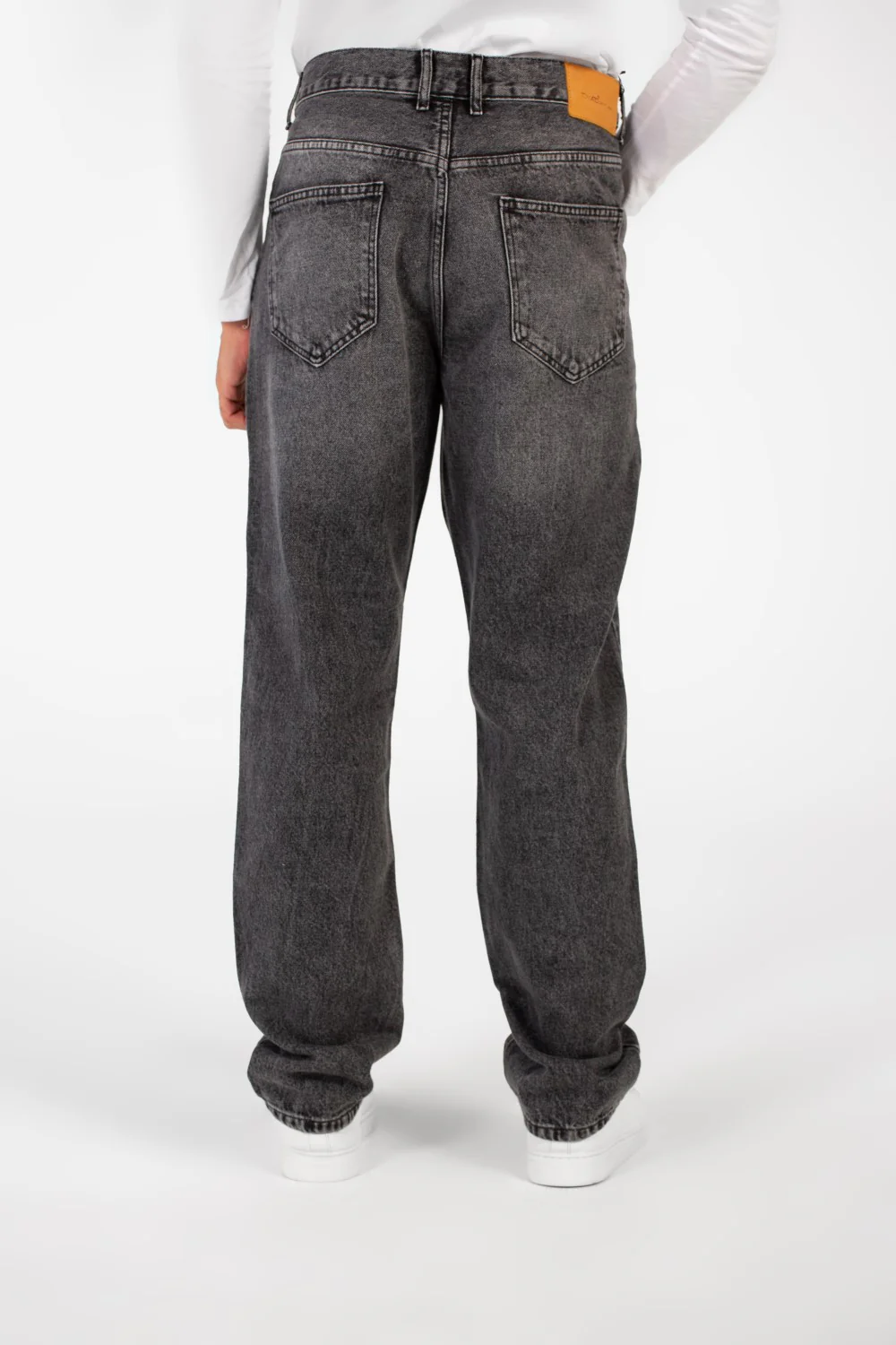 Men's Tomato Wide Leg Modern Design Five Pocket Jeans Pants - Image 6