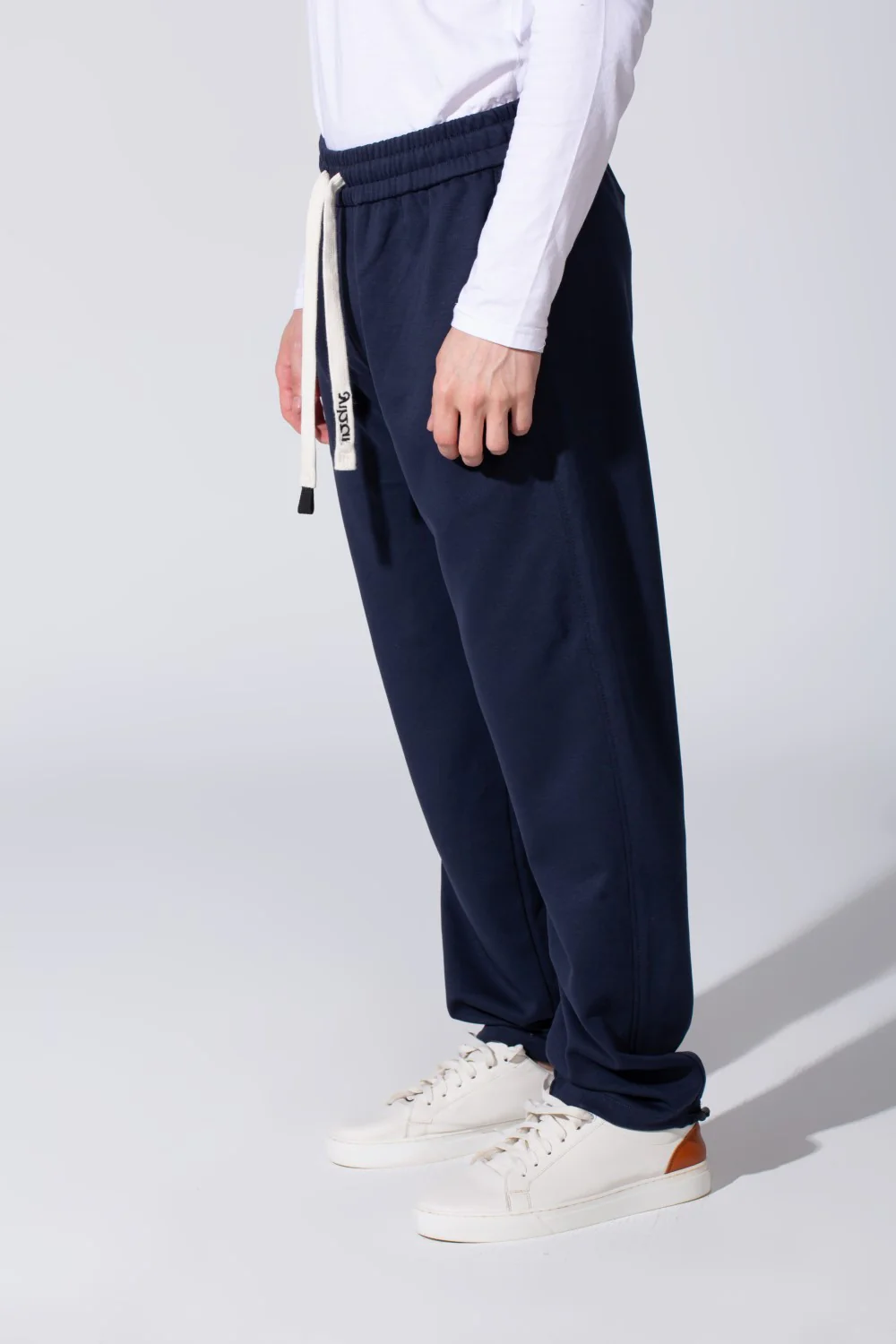 Men's Tomato Wide Leg Sweatpants With Elastic Waist And Back Pocket - Image 24