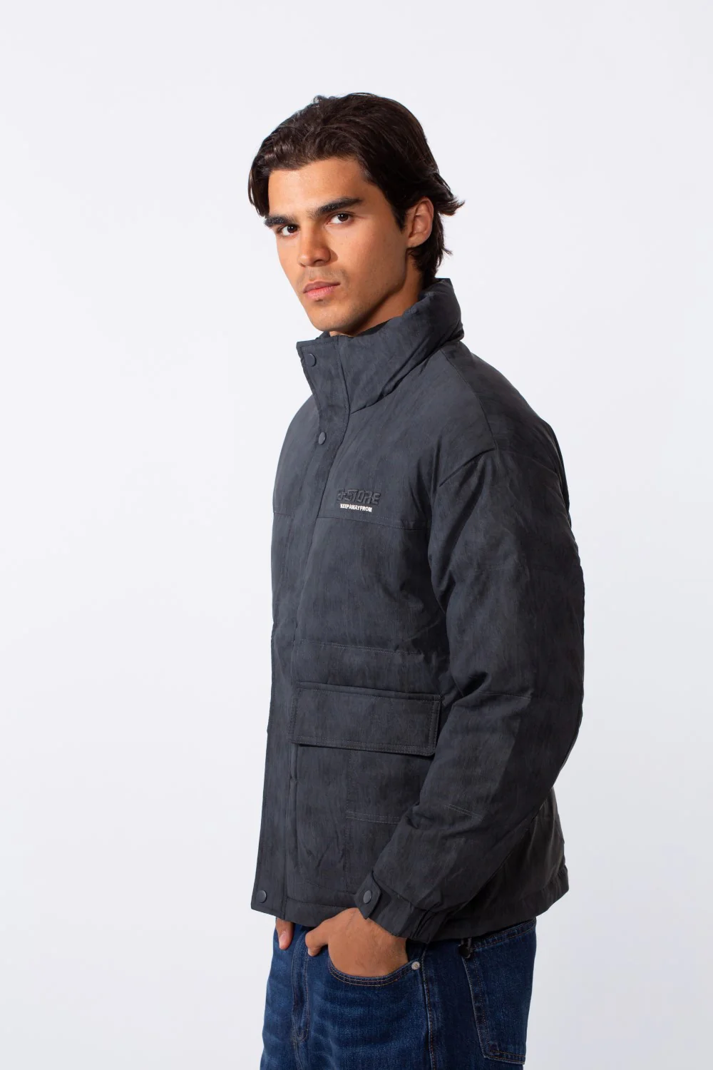 Men's Urban Front Pockets Waterproof Essential Jacket - Image 4