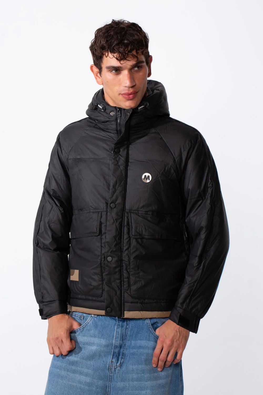 Men's Urban Hooded Waterproof Essential Long Sleeve Jacket