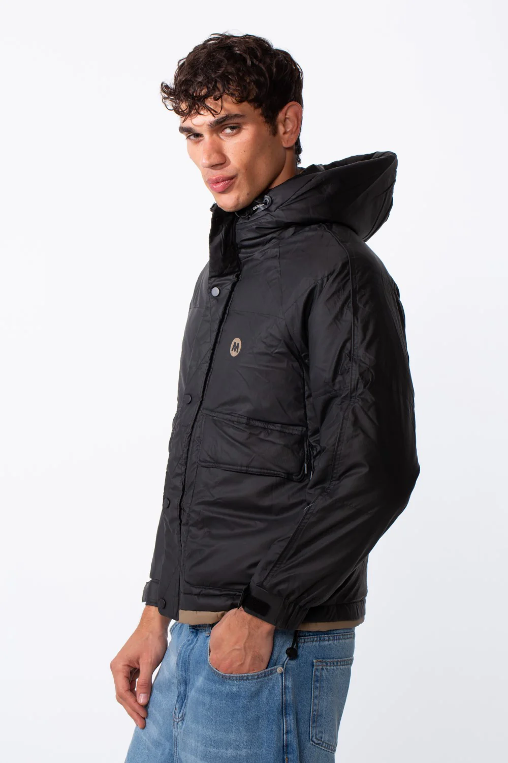 Men's Urban Hooded Waterproof Essential Long Sleeve Jacket - Image 4